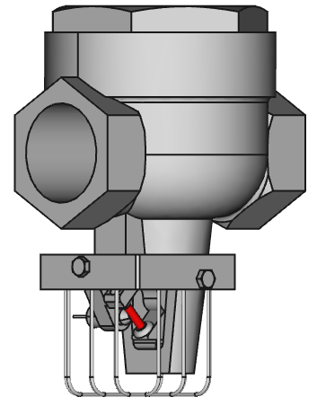 MJC 80mm - heat & electrically activated, 5mm bulb / Standard A, Double Outlet
